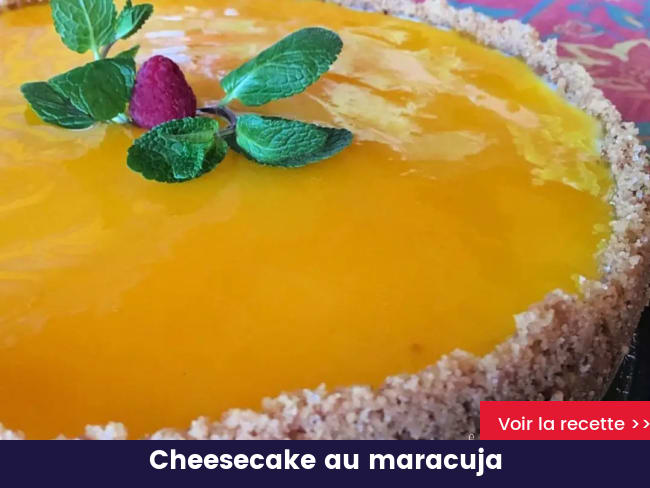 Cheesecake au maracuja